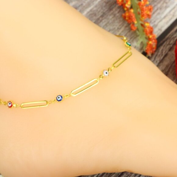 "Elegant Handmade Anklet – Delicate Jewelry for Women, MAR091379 - Picture 9 of 10